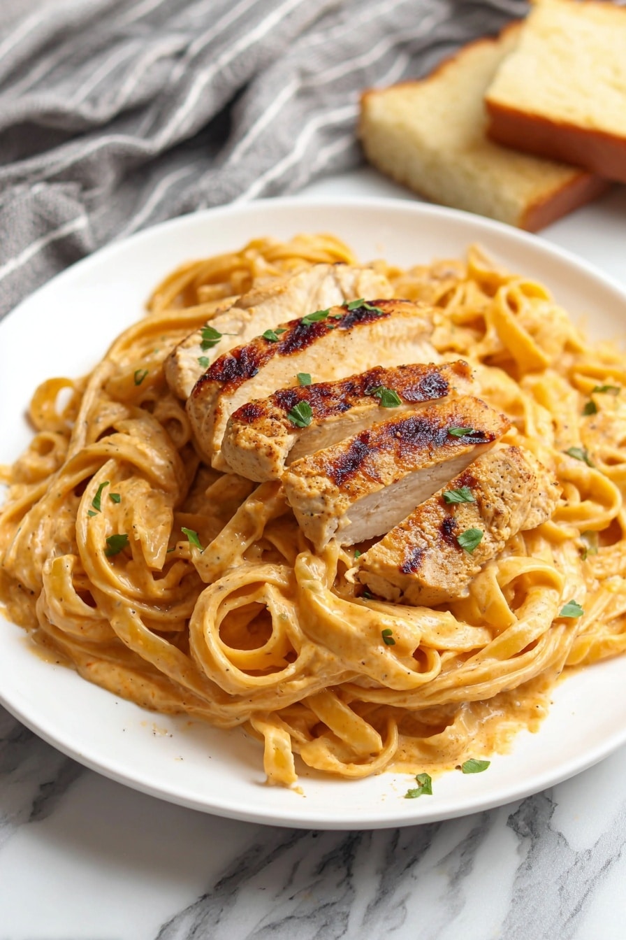 Cajun Chicken Pasta - Serving Suggestion