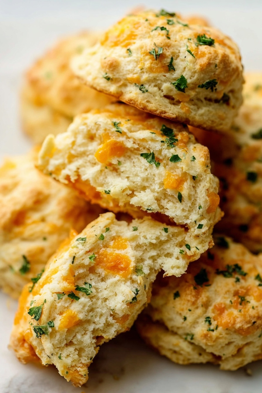 Vegan Cheddar Biscuits - Serving Suggestion