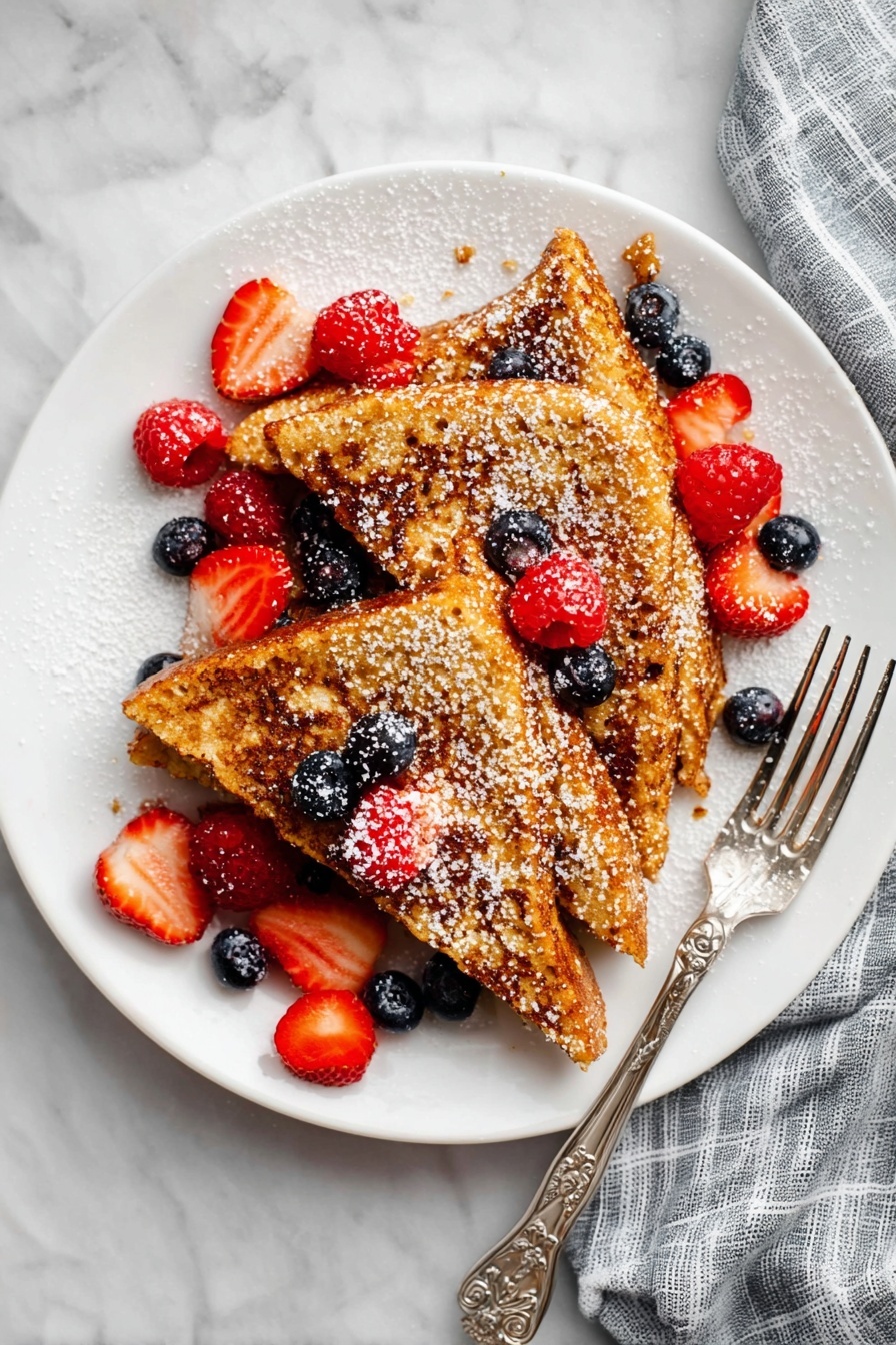 cornflake French toast - Serving Suggestion