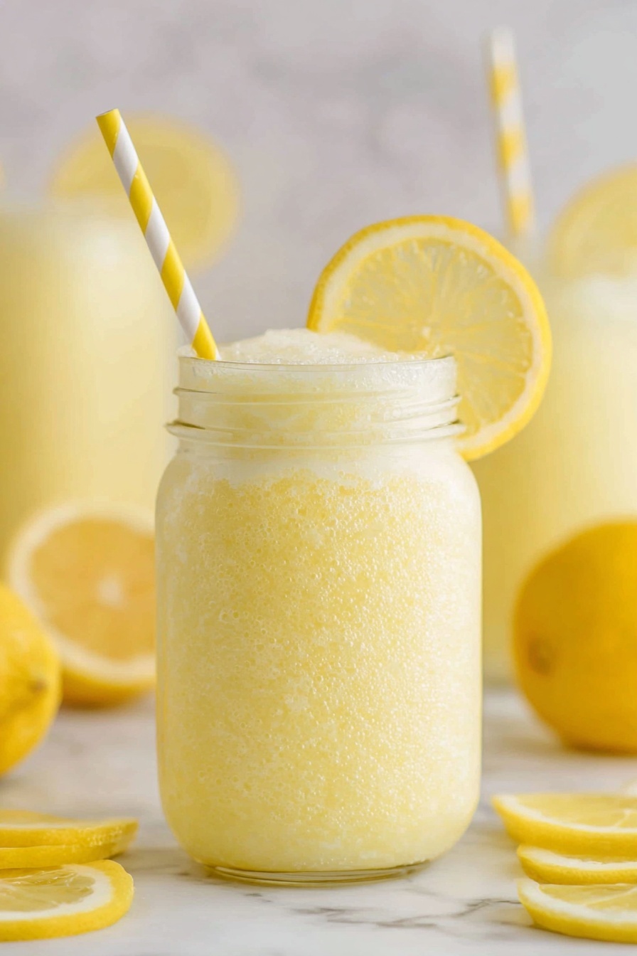 Frozen Lemonade - Serving Suggestion