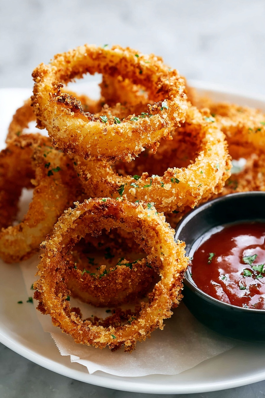 onion rings - Serving Suggestion