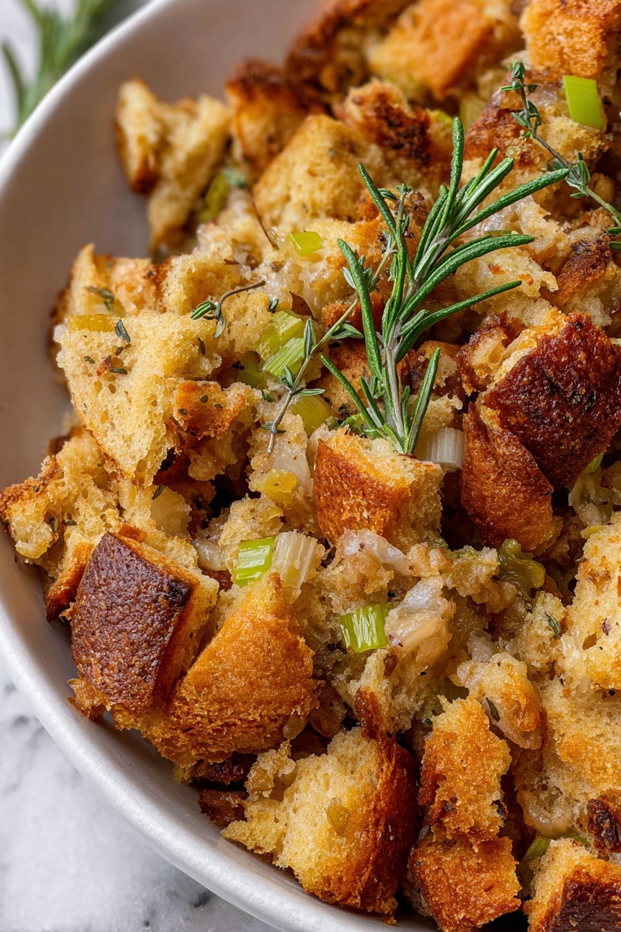 Thanksgiving turkey stuffing - Serving Suggestion
