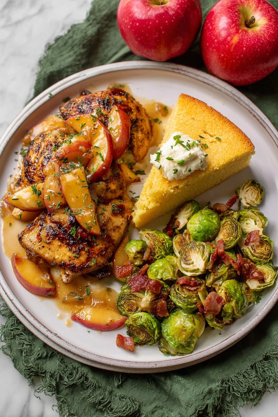 Autumn Apple Chicken - Serving Suggestion