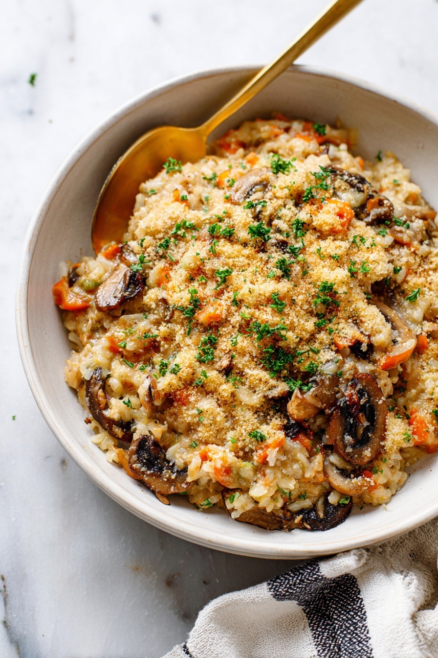 creamy chicken casserole - Serving Suggestion