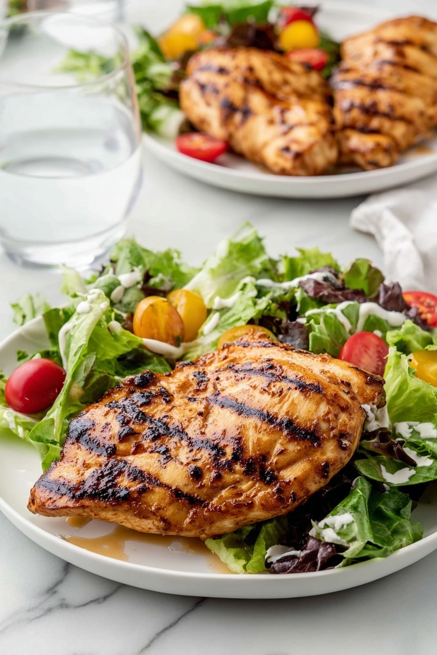 Grilled Chicken Breast - Serving Suggestion