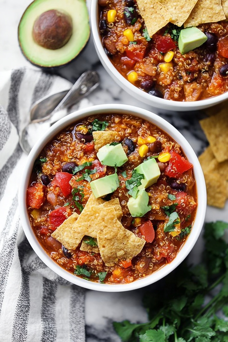 enchilada quinoa - Serving Suggestion