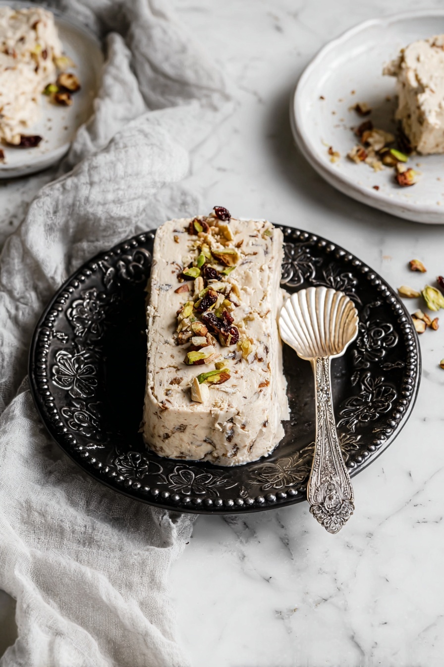 Christmas Semifreddo - Serving Suggestion