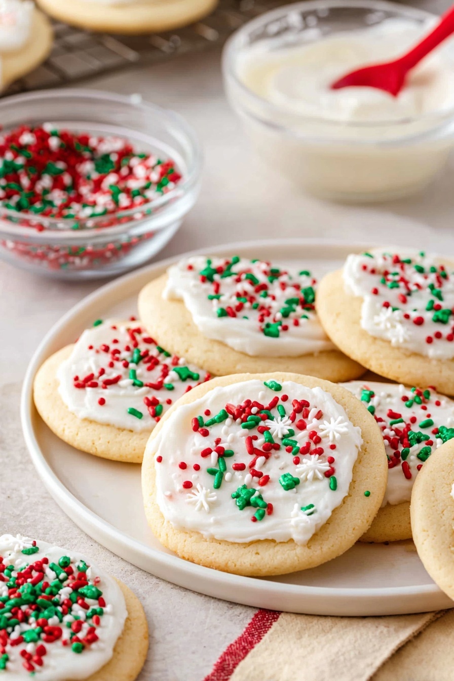 white chocolate shortbread - Serving Suggestion