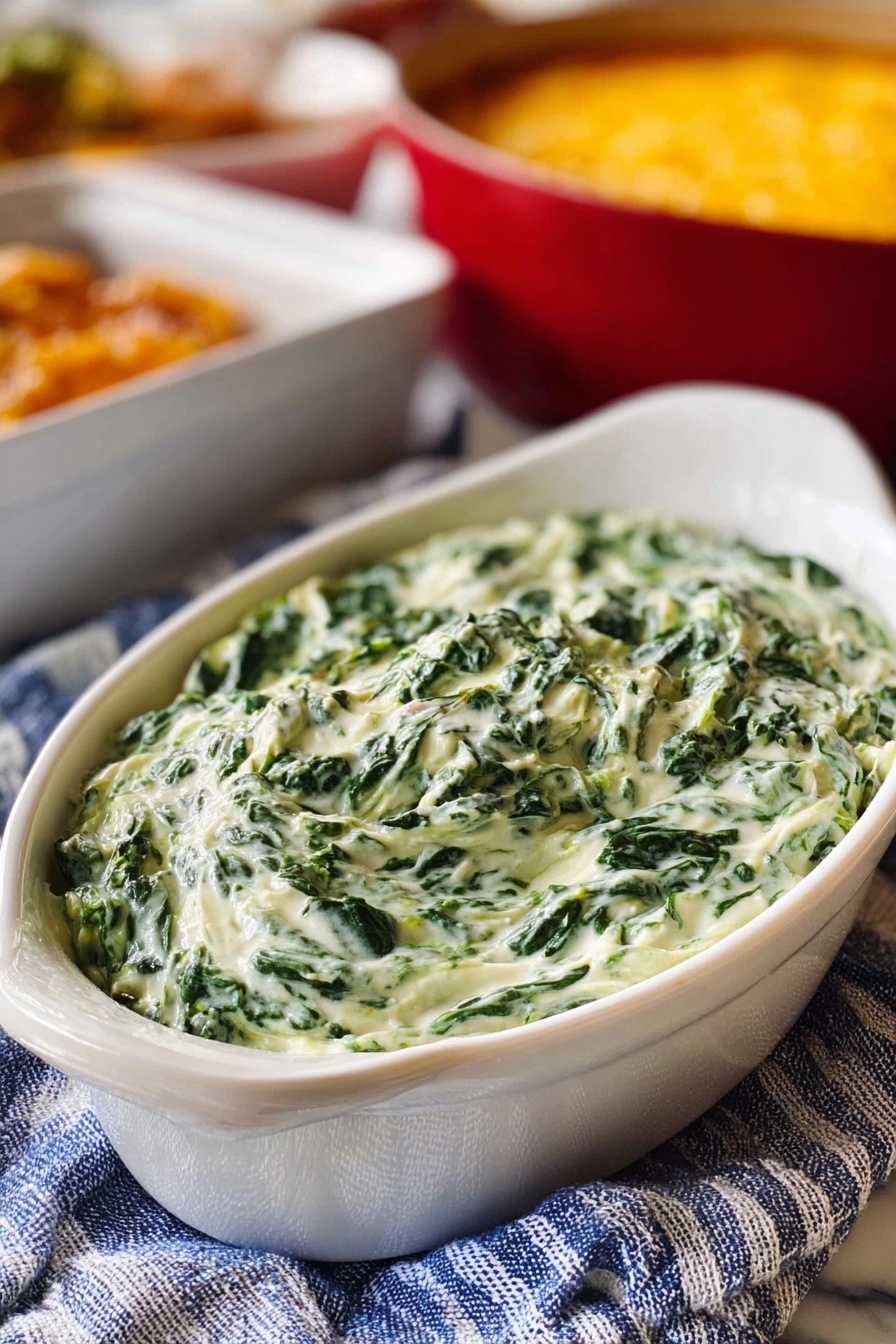 Creamed Spinach - Serving Suggestion