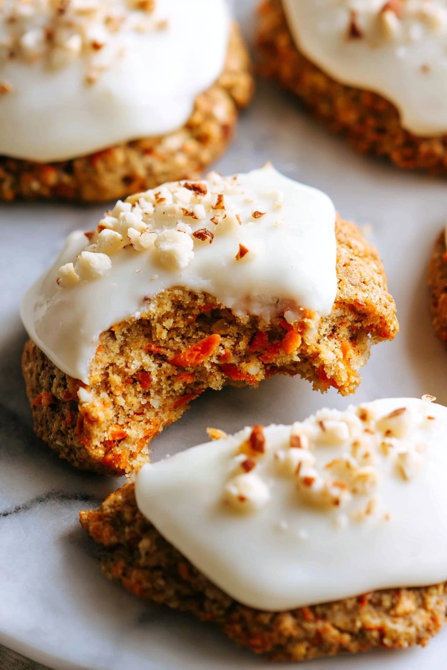 Carrot Cake Cookies - Serving Suggestion